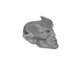 Warhammer ToW Bitz: Dark Elves - Drakespawn Chariot - Crew Body D3 - Beastmaster, Head