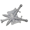 Warhammer 40k Bitz: Grey Knights - Grey Knight Terminatoren - Accessoire U - Rückenbanner