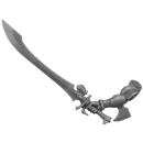 Warhammer 40k Bitz: Aeldari - Howling Banshees - Torso C5a - Power Sword, Right