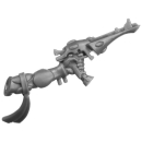 Warhammer 40k Bitz: Aeldari - Howling Banshees - Torso D4a - Shuriken Pistol, Left