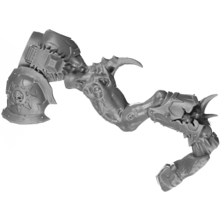 Warhammer 40k Bitz: Chaos Space Marines - Besessene - Torso D1d - Rückseite