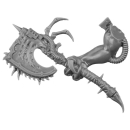 Warhammer 40k Bitz: Chaos Space Marines - Possessed - Toros D2a - Chain Axe, Right