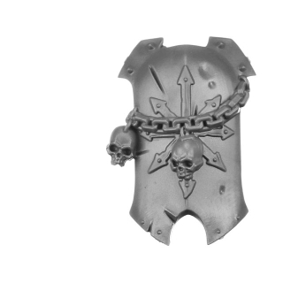 Warhammer AoS Bitz: Chaos - Chaos Warriors - Torso E1 - Shield