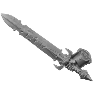 Warhammer AoS Bitz: Chaos - Chaos Warriors - Torso C0a - Sword