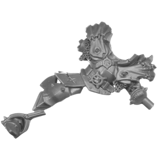 Warhammer AoS Bitz: Chaos - Chaosritter - Torso B2b - Ritter, Front