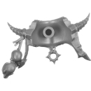 Warhammer AoS Bitz: Chaos - Chaosritter - Torso C1d - Pferd, Front