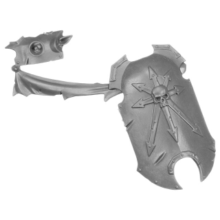 Warhammer AoS Bitz: Chaos - Chaos Knights - Torso C1e - Shield+Horse Head