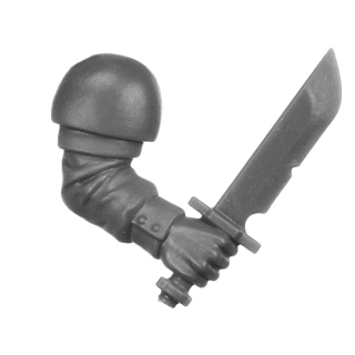 Warhammer 40k Bitz: Imperial Guard - Cadian Shock Troops - Torso C4 - Comabt Knife, Right