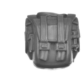 Warhammer 40k Bitz: Imperial Guard - Cadian Shock Troops - Torso H1b - Back+Combat Pack