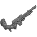 Warhammer 40k Bitz: Imperial Guard - Cadian Shock Troops - Torso H3b - Lasgun, Right