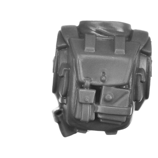 Warhammer 40k Bitz: Imperial Guard - Cadian Shock Troops - Torso I1b - Back