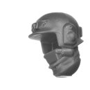 Warhammer 40k Bitz: Imperial Guard - Cadian Command Squad - Head B3a - Helmet