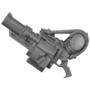 Warhammer 40k Bitz: Imperial Guard - Cadian Command Squad - Torso B3b - Grenade Launcher, Right