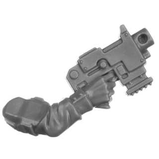 Warhammer 40k Bitz: Imperiale Armee - Cadianischer Kommandotrupp - Torso E8b - Boltpistole, Rechts