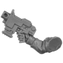 Warhammer 40k Bitz: Imperiale Armee - Cadianischer Kommandotrupp - Torso E8b - Boltpistole, Rechts