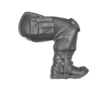 Warhammer 40k Bitz: Imperial Guard - Cadian Field Ordnance Battery - Crew A1e - Gunner, Leg, Right