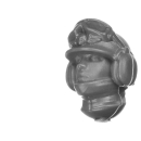 Warhammer 40k Bitz: Imperial Guard - Cadian Field Ordnance Battery - Crew A3c - Gunner, Head