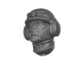 Warhammer 40k Bitz: Imperial Guard - Cadian Field Ordnance Battery - Crew B6a - Loader, Head