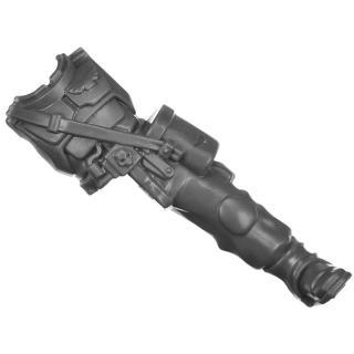 Warhammer 40k Bitz: Imperial Guard - Cadian Field Ordnance Battery - Crew C2a - Sergeant, Front+Leg, Left
