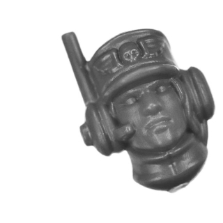 Warhammer 40k Bitz: Imperiale Armee - Cadianische Feldgeschützbatterie - Besatzung C3d - Sergeant, Kopf