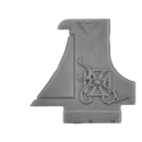Warhammer 40K Bitz: Adeptus Custodes - Vertus Praetors - Dawneagle Jetbike A5d - Rückseite, Flügel, Mitte