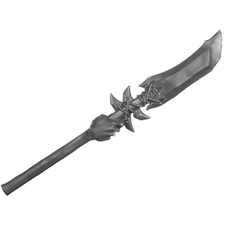 Warhammer AoS Bitz: Orruk Warclans - Savage Orruks - Weapon E1f - Spear, Right