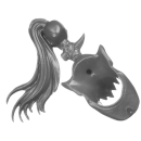 Warhammer ToW Bitz: Orcs & Goblins - Savage Orcs - Torso A4h1 - Kopf, Champion