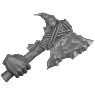 Warhammer ToW Bitz: Orcs & Goblins - Savage Orcs - Waffe G1j - Handwaffe, Rechts