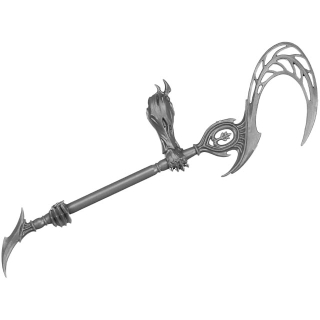 Warhammer AoS Bitz: Sylvaneth - Kurnoth Hunters - Torso C6a - Scythe, Rechts