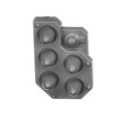 Warhammer 40k Bitz: Space Marines - Terminator Squad - Torso E5f - Cyclone Raketenwerfer, Front, Rechts