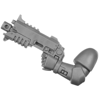 Warhammer 40k Bitz: Space Marines - Primaris Infiltrators - Torso E4b - Boltgun, Left
