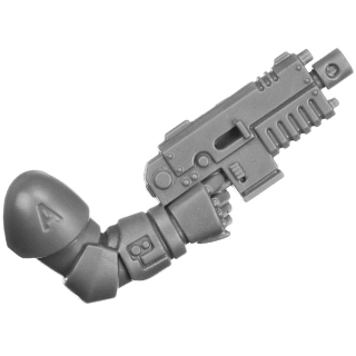 Warhammer 40k Bitz: Space Marines - Jump Pack Intercessors - Torso A4a - Heavy Bolt Pistol, Right