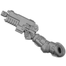 Warhammer 40k Bitz: Space Marines - Jump Pack Intercessors - Torso B4b - Heavy Bolt Pistol, Right