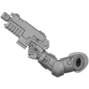 Warhammer 40k Bitz: Space Marines - Jump Pack Intercessors - Torso D4a - Schwere Boltpistole, Rechts
