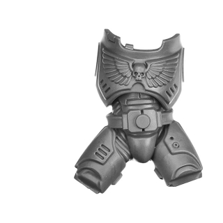 Warhammer 40k Bitz: Space Marines - Heavy Intercessors - Torso D1b - Front