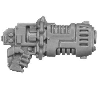 Warhammer 40k Bitz: Black Templars - Sword Brethren - Torso E3c - Plasma Pistol, Left