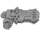 Warhammer 40k Bitz: Black Templars - Sword Brethren - Torso E3c - Plasma Pistol, Left