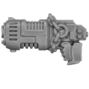 Warhammer 40k Bitz: Black Templars - Sword Brethren - Torso E3c - Plasma Pistol, Left