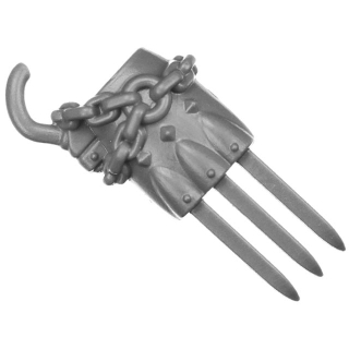 Warhammer 40k Bitz: Black Templars - Sword Brethren - Torso E6b - Lightning Claw, Right