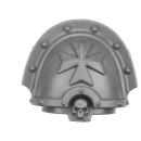 Warhammer 40k Bitz: Black Templars - Sword Brethren - Shoulder Pad F