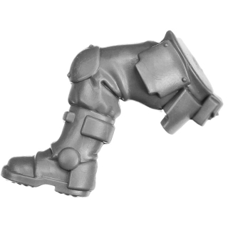 Warhammer 40k Bitz: Black Templars - Primaris Crusader Squad - Torso D1b - Leg, Neophyte, Left