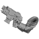 Warhammer 40k Bitz: Black Templars - Primaris Crusader Squad - Weapon O3a - Bolt Pistol, Neophyte, Right