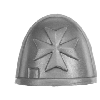 Warhammer 40k Bitz: Black Templars - Primaris Crusader Squad - Shoulder Pad A