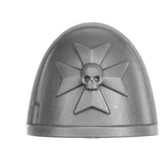 Warhammer 40k Bitz: Black Templars - Primaris Crusader Squad - Shoulder Pad C