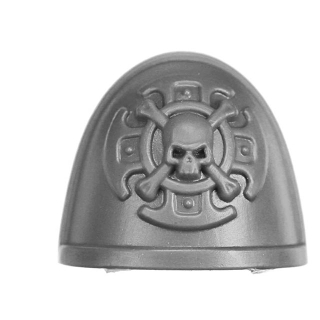 Warhammer 40k Bitz: Space Marines - Company Heroes - Torso D5b - Shoulder Pad, Right