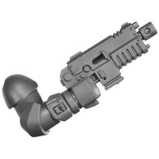 Warhammer 40k Bitz: Space Marines - Assault Intercessors - Torso B2b - Schwere Boltpistole, Rechts