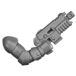 Warhammer 40k Bitz: Space Marines - Assault Intercessors - Torso D2b - Heavy Bolt Pistol, Right