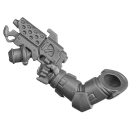 Warhammer 40k Bitz: Space Marines - Assault Intercessors - Waffe F5 - Flammenpistole, Sergeant, Rechts