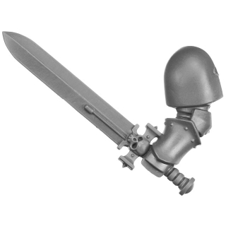 Warhammer 40k Bitz: Space Marines - Bladeguard Veterans - Torso A6a - Energieschwert, Links