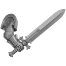 Warhammer 40k Bitz: Space Marines - Bladeguard Veterans - Torso A6a - Energieschwert, Links